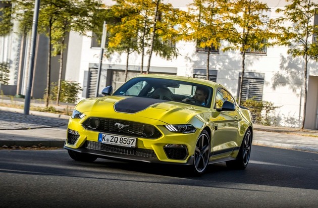 Ford-Werke GmbH: Der Ford Mustang Mach 1 ist angekommen - und bereit, auf sowie abseits von Rundstrecken durchzustarten