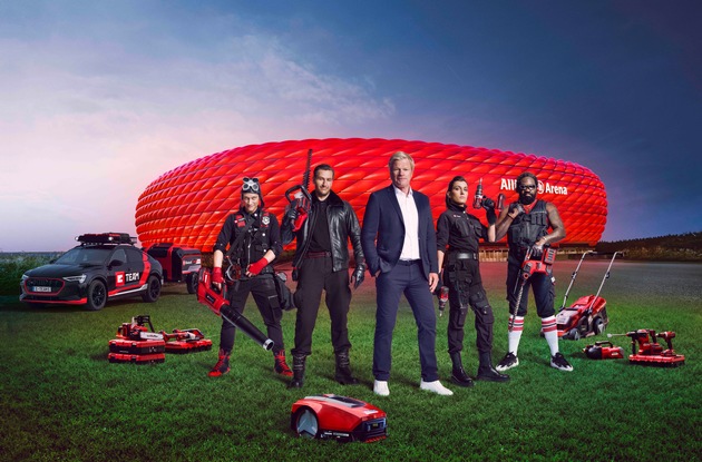Einhell launches new campaign with Oliver Kahn and the ‘E-Team’