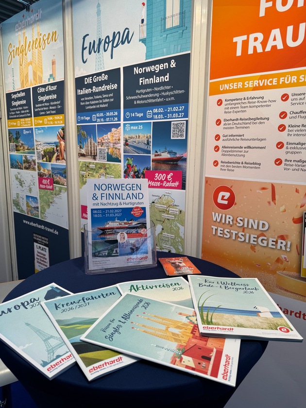 Eberhardt TRAVEL: Das waren die gefragten Themen am Messestand der f.re.e in M&uuml;nchen