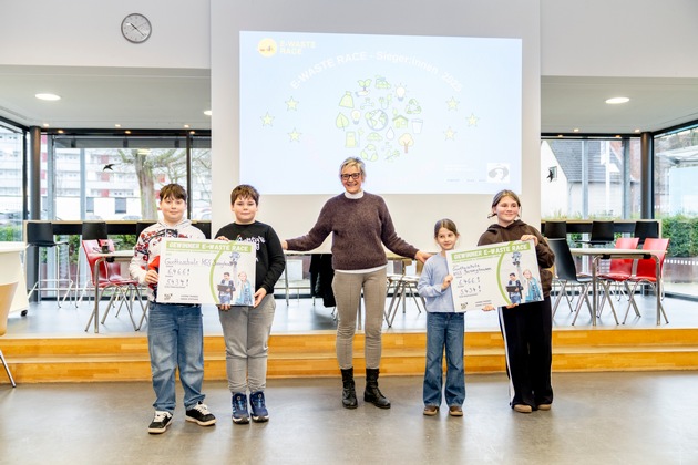 8. E-Waste Race der Lavera Thomas Haase Stiftung erzielt neuen Sammelrekord - Goetheschule KGS Barsinghausen gewinnt
