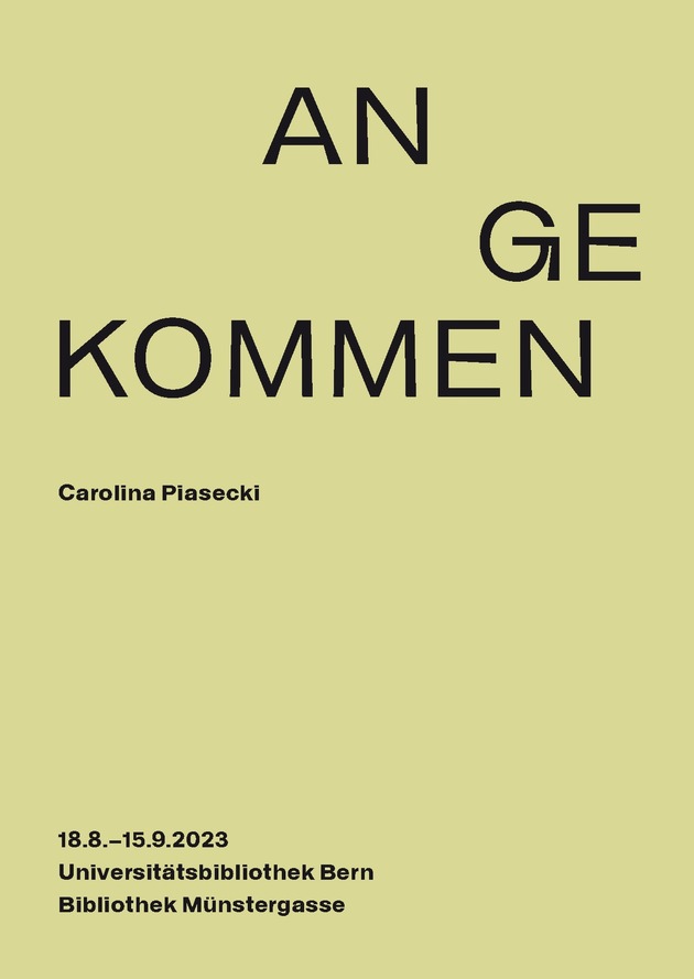 Ausstellung und Buchprojekt «angekommen» von Carolina Piasecki
