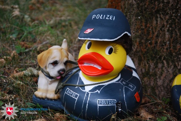 POL-GÖ: (436/2018) Polizeipräsenz beim &quot;Göttinger Entenrennen&quot; - PolENTE startet um 13.00 Uhr, Name gesucht!