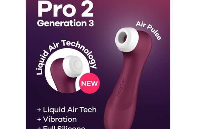 Satisfyer: Satisfyer launcht 3. Generation des Klassikers Pro 2 mit Liquid Air Technologie