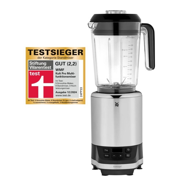 Groupe SEB WMF Consumer Produkte überzeugen Stiftung Warentest: Die Standmixer Tefal PerfectMix+ und WMF Kult Pro Multifunktionsmixer sind Testsieger