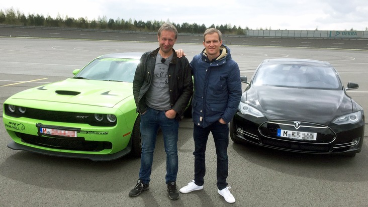 &quot;GRIP - Das Motormagazin&quot;: Oldschool Muscle Car im Duell mit Hightech-Newcomer