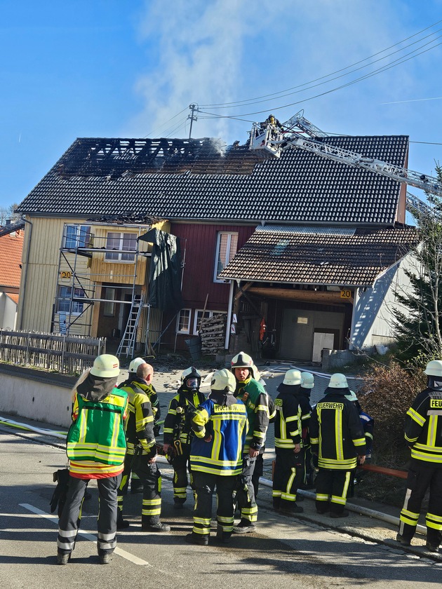 KFV Sigmaringen: Zwei Eins&auml;tze f&uuml;r die Feuerwehr Herdwangen/Sch&ouml;nach