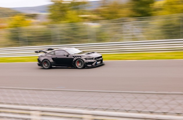 Ford-Werke GmbH: Ford Mustang GTD ist der schnellste amerikanische Sportwagen auf der Nürburgring-Nordschleife