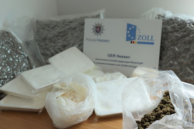 ZOLL-F: Mutmaßliche Drogenhändlerbande zerschlagen - Zoll und Polizei nehmen neun Personen fest