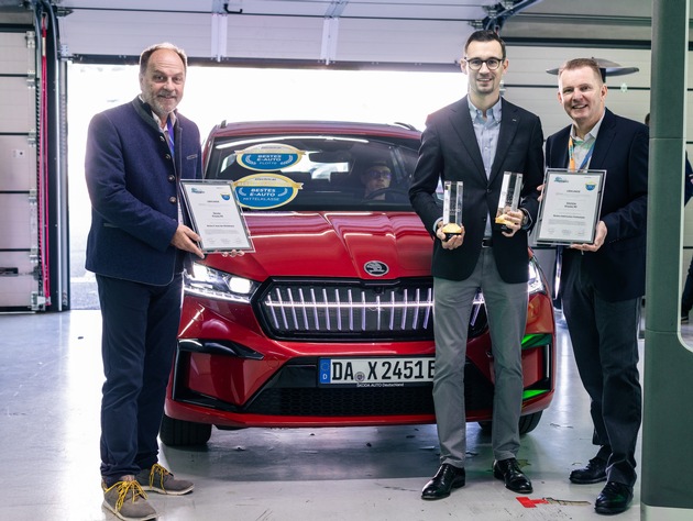 ,Best in Class‘: Škoda Enyaq gewinnt zwei Awards