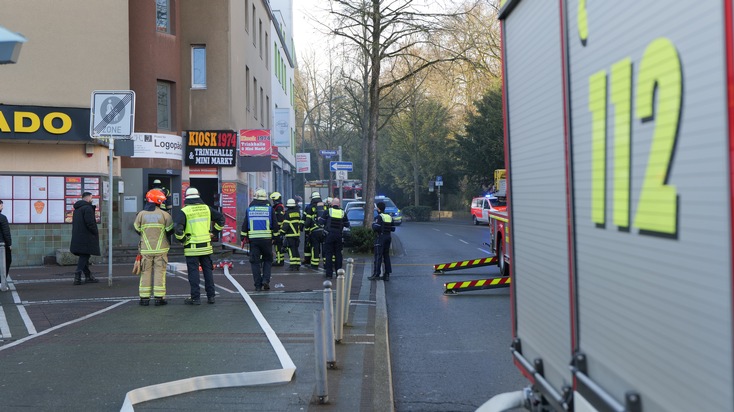 FW-DO: Brand im Nebenraum eines Kiosk