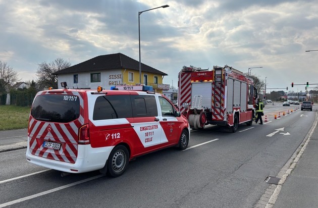 FW Celle: Technischer Defekt an Feuerwehrfahrzeug verursacht Feuerwehreinsatz