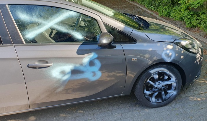POL-IZ: 250514.1 Marne: Zwei Graffiti-Straftaten in Marne - Zeugen gesucht