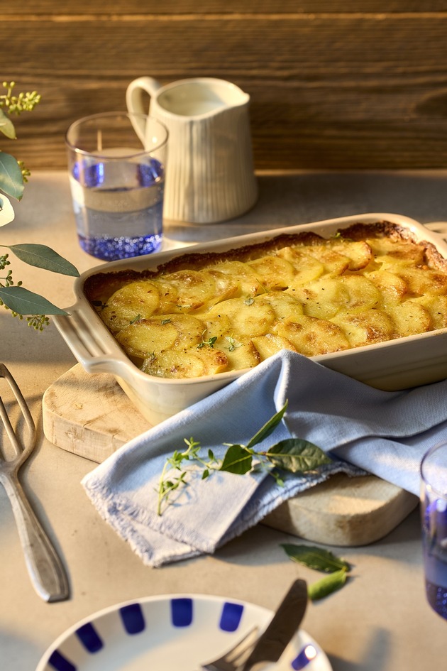 Kartoffelgratin wie in Frankreich: cremiger Klassiker aus dem Ofen