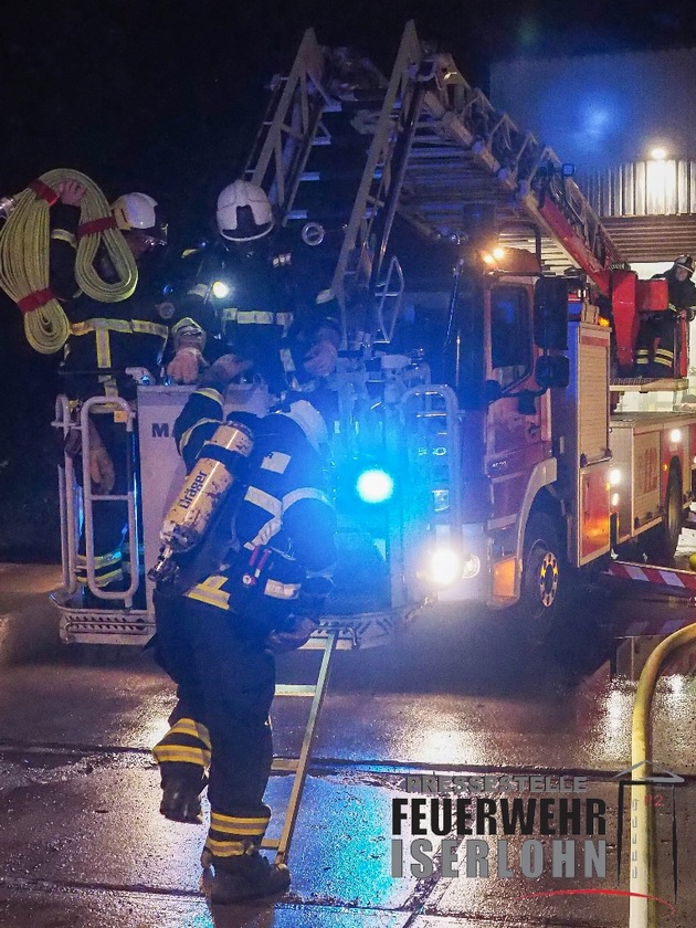 FW-MK: Brand einer Absauganlage