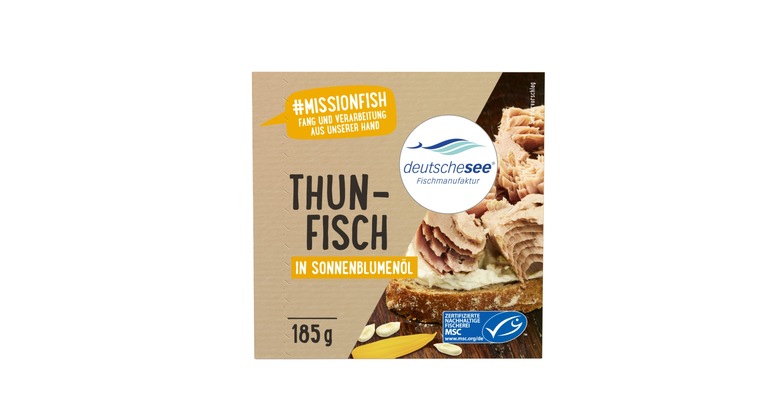 Pressemitteilung: Deutsche See baut neues Sortiment Thunfisch in der Dose zunehmend aus