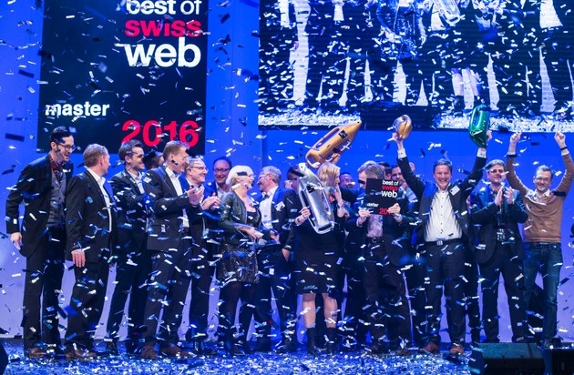 Best of Swiss Web: Post.ch élu «Master of Swiss Web 2016»
