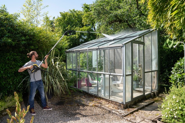 Kärcher Teleskopstrahlrohr TLA 4 vorgestellt: Hochdruck in luftigen Höhen