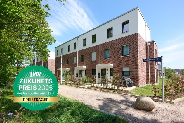 Duplexhäuser der DORNIEDEN Gruppe mit dem DW-Zukunftspreis ausgezeichnet