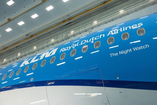 KLM bringt niederländische Meisterwerke in die Luft