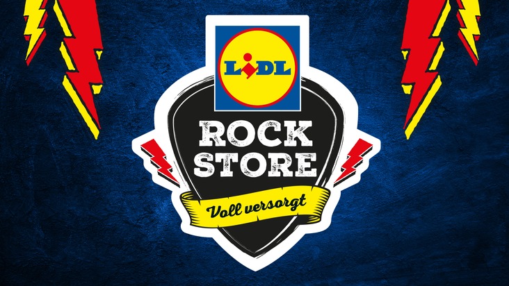 Lidl: Lidl feiert Jubiläen von Rock am Ring und Rock im Park / Limitierte Festival-Kollektion, Aktionen im Infield und "voll versorgt" mit den "Lidl Rock Stores"