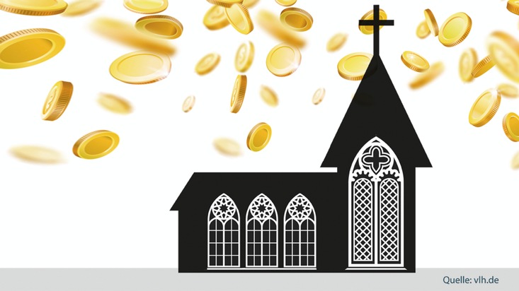 Vereinigte Lohnsteuerhilfe e.V. - VLH: Steuererklärung: Kirchensteuer und Kirchenaustritt - das sollten Sie wissen