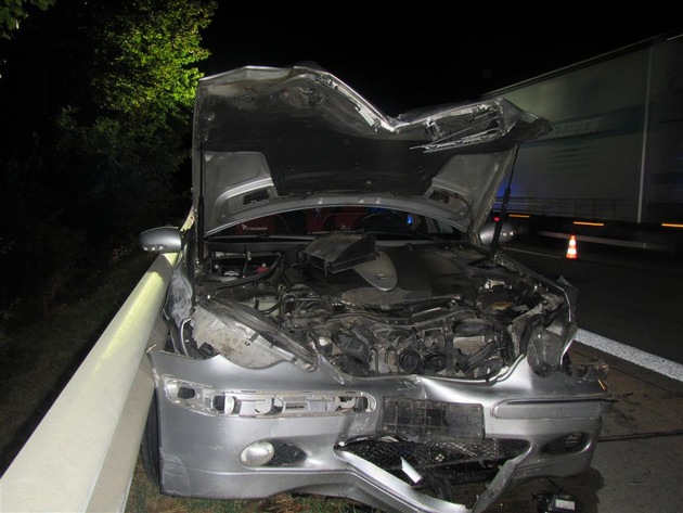 POL-VDMZ: Alkoholkontrolle auf der Autobahn / Verkehrsunfall mit betrunkenem PKW-Fahrer