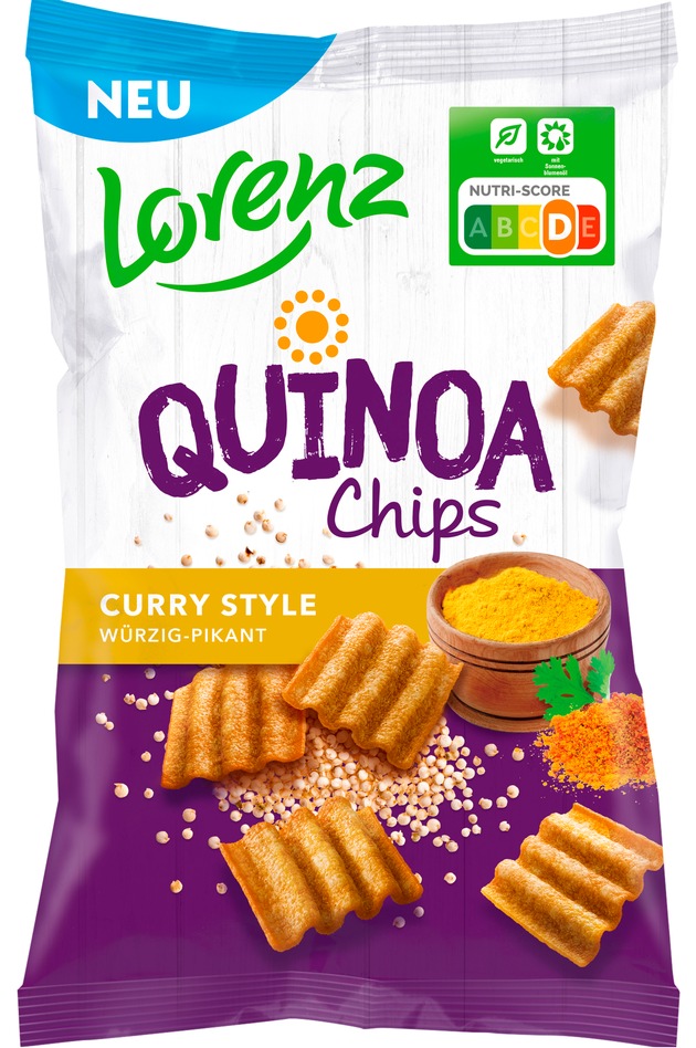 Presseinformation Lorenz: Quinoa Chips - der Snack mit Superfood
