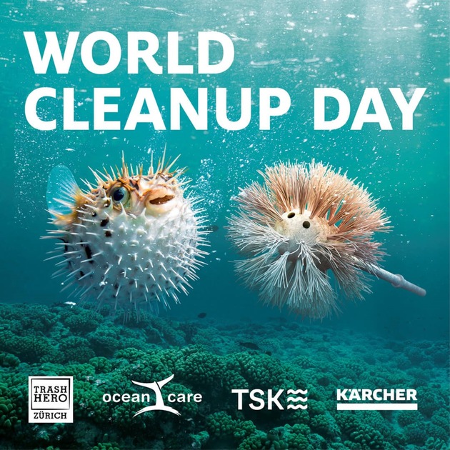 World Cleanup Day 2022 - Aufräumaktion mitten in Zürich gegen Littering