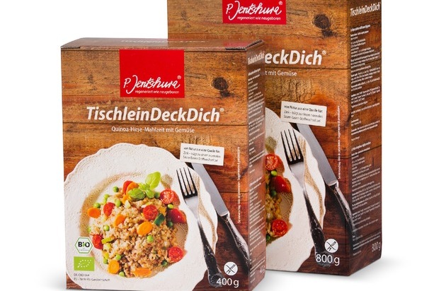 Jentschura International GmbH: Bio pur bei P. Jentschura: Alle basischen Lebensmittel nun in Bio-Qualität / Produkt-Relaunch für "TischleinDeckDich"