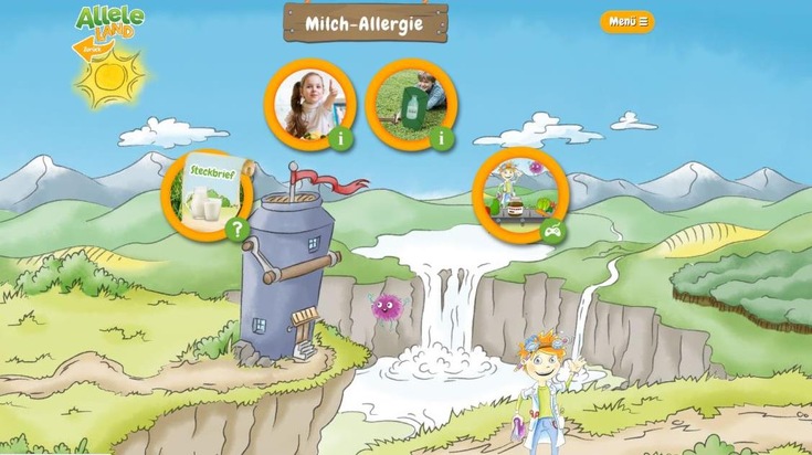 Neue Allergie-Lern-Welt für Kinder