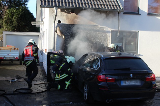 POL-ME: BMW brannte: Polizei geht von technischem Defekt aus - Hilden - 1902175