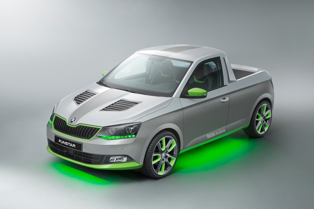 &apos;AzubiCar&apos; mit Spaßfaktor: Der Pickup SKODA FUNstar (FOTO)