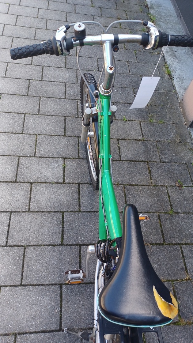 POL-WHV: Sichergestelltes Fahrrad sucht Eigentümer - Polizei bittet um Hinweise
