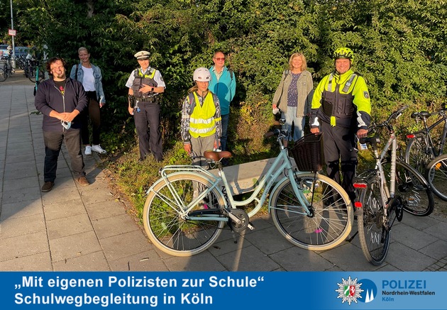 POL-K: 210825-2-K &quot;Mit eigenen Polizisten zur Schule&quot; - erstmals durchgeführte Schulwegbegleitung in Köln