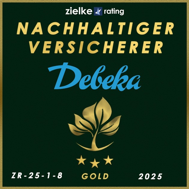 Presse-Info: Debeka erhält goldenes Siegel für Nachhaltigkeit