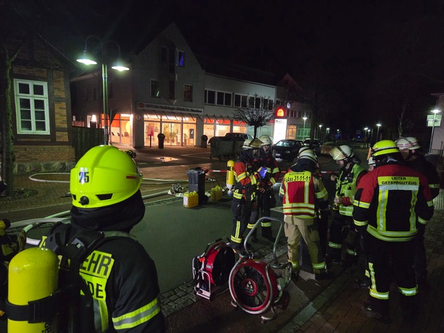 FW-ROW: Gasalarm in der Rotenburger Innenstadt - mehrere Personen betroffen