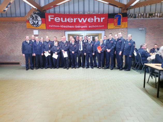 FW Hamminkeln: Jahreshauptversammlung Feuerwehr Hamminkeln