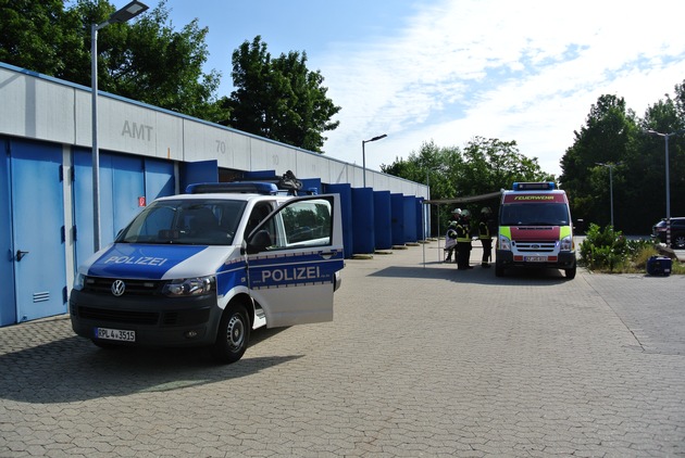 POL-VDMZ: Brand in Polizeidienststelle - Polizeiautobahnstation evakuiert