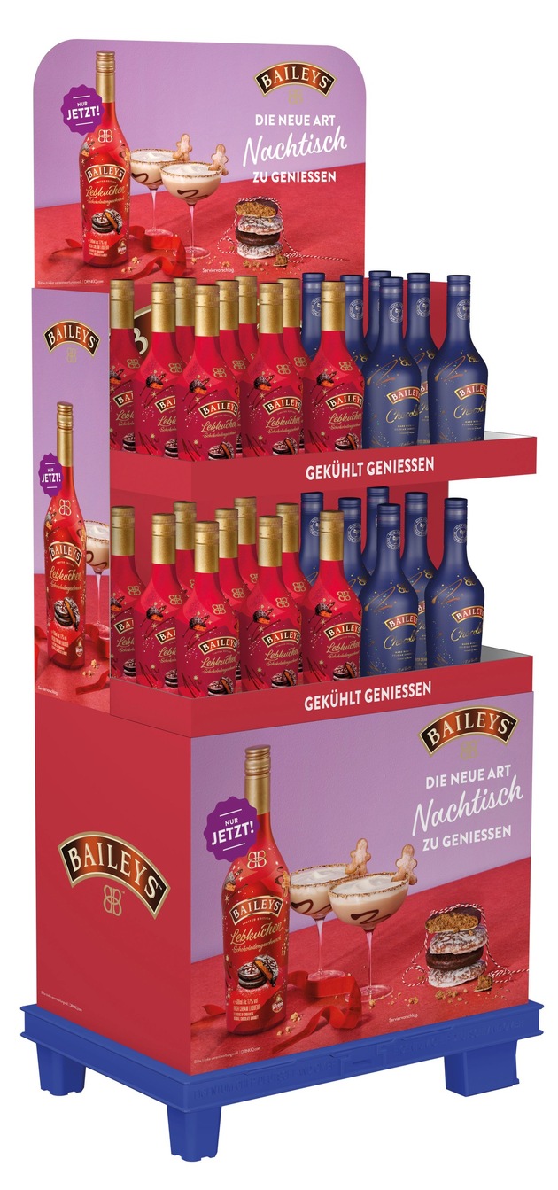 DIAGEO PM: NEU! BAILEYS LEBKUCHEN-SCHOKOLADENGESCHMACK - LIMITED EDITION