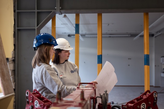 Un chantier confié à des apprentis