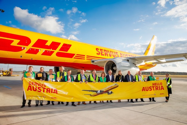PM: DHL Express sagt: „Servus Austria!“ – Jungfernflug der neuen Cargo-Fluglinie DHL Air Austria / PR: DHL Express says “Servus Austria!” - Inauguration flight of new cargo airline DHL Air Austria