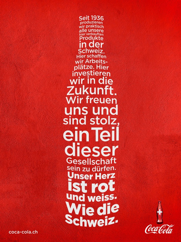 Coca-Cola bekennt sich zu einer vielfältigen Schweiz ohne Diskriminierung