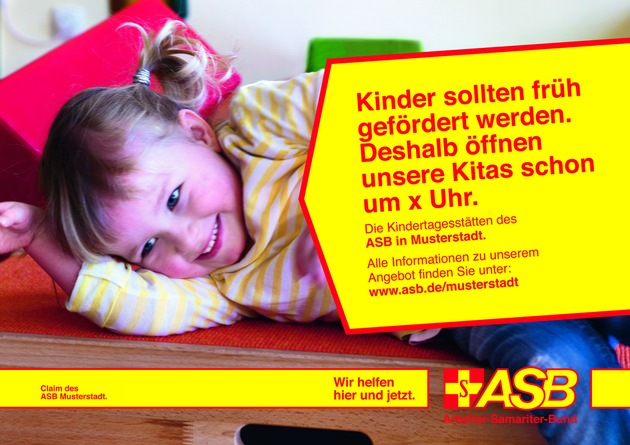 Starker Auftritt / Die neue Kommunikationslinie des ASB (mit Bild)