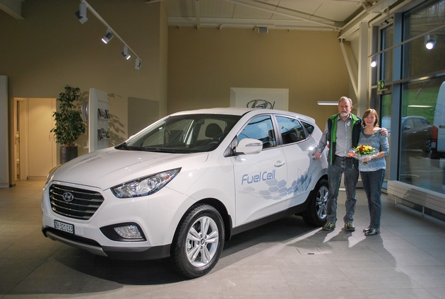 Un client privé suisse et l&#039;Empa, à Dübendorf, misent sur le premier véhicule à hydrogène produit en série et signé Hyundai
