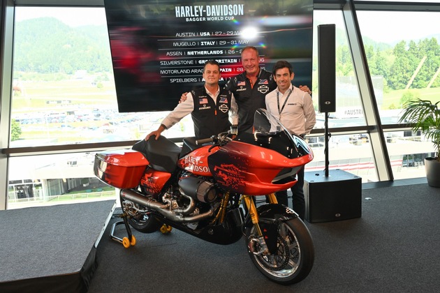 Harley-Davidson und die MotoGP stellen den Harley-Davidson Bagger World Cup, die erste internationale Bagger-Rennserie, vor