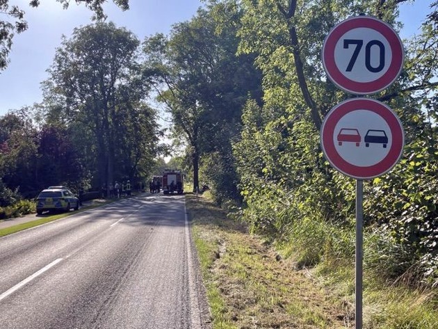 POL-STD: 63-jähriger Autofahrer bei Unfall in der Gemarkung Freiburg tödlich verletzt