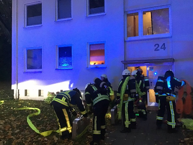 FW-BO: Küchenbrand in Altenbochum