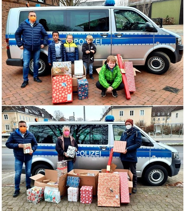POL-WOB: Polizei verteilt Geschenke an gemeinnützige Institutionen
