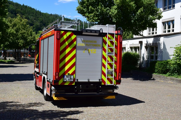 FW-PL: Plettenberger Feuerwehr erhält neues &quot;Mittleres Löschfahrzeug (MLF) für die Löschgruppe Stadtmitte