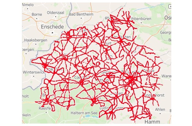 „Hallo Münsterland“ – Telekom misst Mobilfunkversorgung in der Region